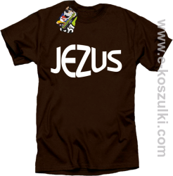 Jezus Christ Symbolic - koszulka męska brązowa