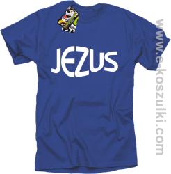 Jezus Christ Symbolic - koszulka męska niebieska 