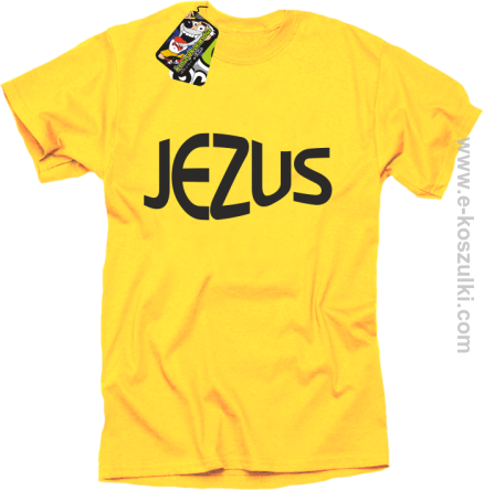 Jezus Christ Symbolic - koszulka męska żółta