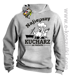 Mamma Mia Najlepszy kucharz na świecie - bluza z kapturem melanż 