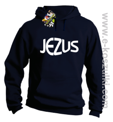 Jezus Christ Symbolic - bluza z kapturem granatowa