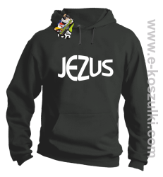 Jezus Christ Symbolic - bluza z kapturem szara