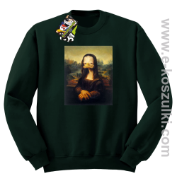 Mona Lisa Mother Ducker - bluza bez kaptura STANDARD butelkowa
