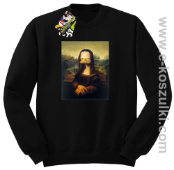 Mona Lisa Mother Ducker - bluza bez kaptura STANDARD czarna