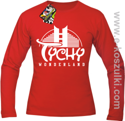 TYCHY Wonderland - longsleeve męski czerwony