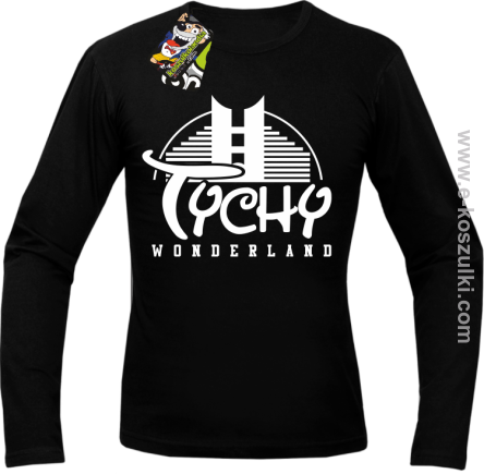 TYCHY Wonderland - longsleeve męski czarny