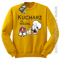 Kucharz na medal - bluza bez kaptura żółta