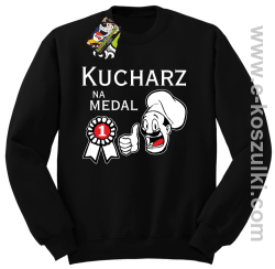 Kucharz na medal - bluza bez kaptura czarna