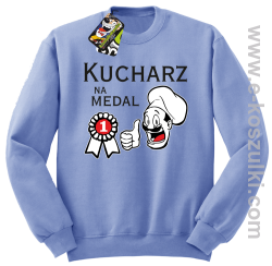 Kucharz na medal - bluza bez kaptura błękitna