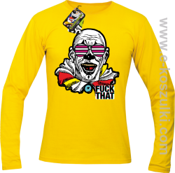 Fuck That ClownBB - longsleeve męski żółty