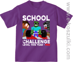 School Challenge Level this year PRO - koszulka dziecięca fioletowa