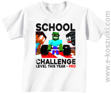 School Challenge Level this year PRO - koszulka dziecięca biała