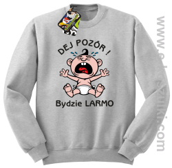 Dej Pozór Bydzie Larmo - bluza bez kaptura STANDARD melanż 