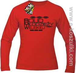 Bolid Młodzieży Wiejskiej - longsleeve męski czerwony