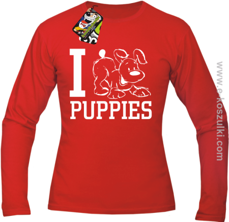 I Love Puppies - Longsleeve męski 