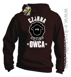 Czarna owca - Black Sheep - bluza z kapturem brązowy