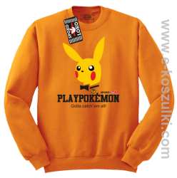 Play Pokemon - bluza bez kaptura STANDARD pomarańczowa