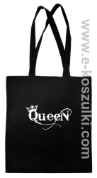 Queen Simple - torba z nadrukiem czarna