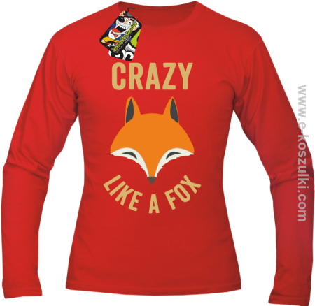 Crazy like a Fox - longsleeve męski 