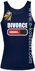 DIVORCE Loading -  top damski granatowy