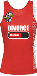 DIVORCE Loading -  top damski czerwony 