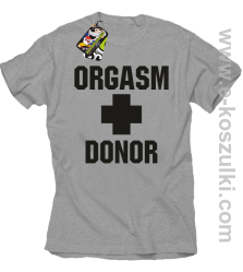 Orgasm Donor - koszulka męska melanż 