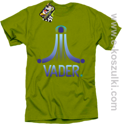 VADER STAR ATARI STYLE - koszulka męska kiwi