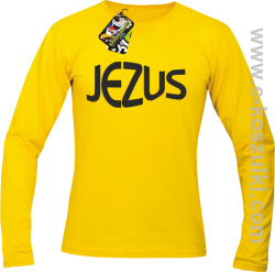 Jezus Christ Symbolic - longsleeve męski żółty 