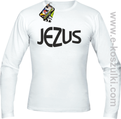 Jezus Christ Symbolic - longsleeve męski biały 