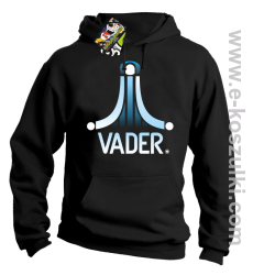 VADER STAR ATARI STYLE - bluza z kapturem czarna