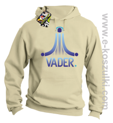 VADER STAR ATARI STYLE - bluza z kapturem beżowa