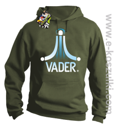 VADER STAR ATARI STYLE - bluza z kapturem khaki