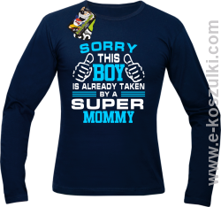 Sorry this boy is already taken by a super mommy - longsleeve męski granatowy