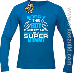 Sorry this boy is already taken by a super mommy - longsleeve męski niebieski 