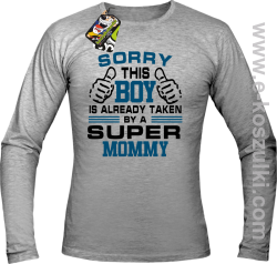 Sorry this boy is already taken by a super mommy - longsleeve męski melanż 