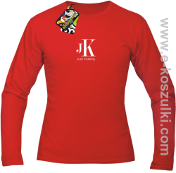 JK Just Kidding - longsleeve męski czerwony