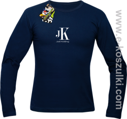 JK Just Kidding - longsleeve męski granatowy