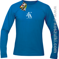 JK Just Kidding - longsleeve męski niebieski