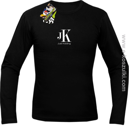 JK Just Kidding - longsleeve męski czarny