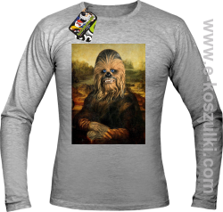 Mona Lisa Chewbacca CZUBAKA - longsleeve męski melanż 