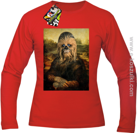 Mona Lisa Chewbacca CZUBAKA - longsleeve męski 