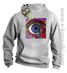 PSYCHODELIC EYE - bluza z kapturem melanż 