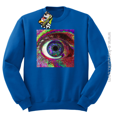 PSYCHODELIC EYE - bluza bez kaptura STANDARD 