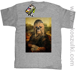 Mona Lisa Chewbacca CZUBAKA - koszulka dziecięca melanż 