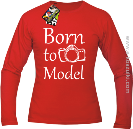 Born to model - Longsleeve męski 