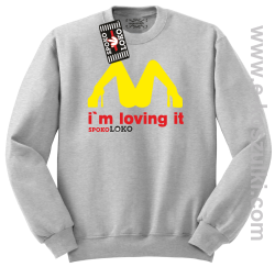 MCky I`m Loving It - bluza bez kaptura STANDARD melanż 