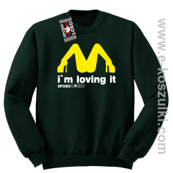 MCky I`m Loving It - bluza bez kaptura STANDARD butelkowa