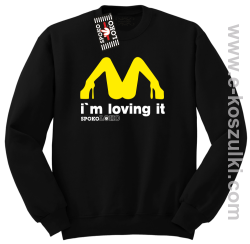 MCky I`m Loving It - bluza bez kaptura STANDARD czarna