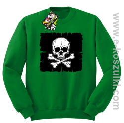 Pirates Anim Flag Atlantic - bluza STANDARD bez kaptura zielona