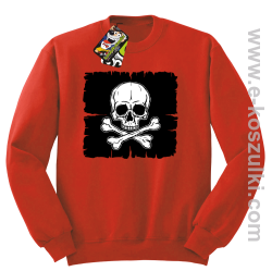 Pirates Anim Flag Atlantic - bluza STANDARD bez kaptura czerwona